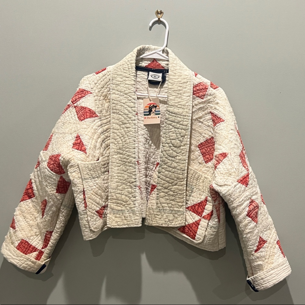 Vintage Upcycled Quit Jacket